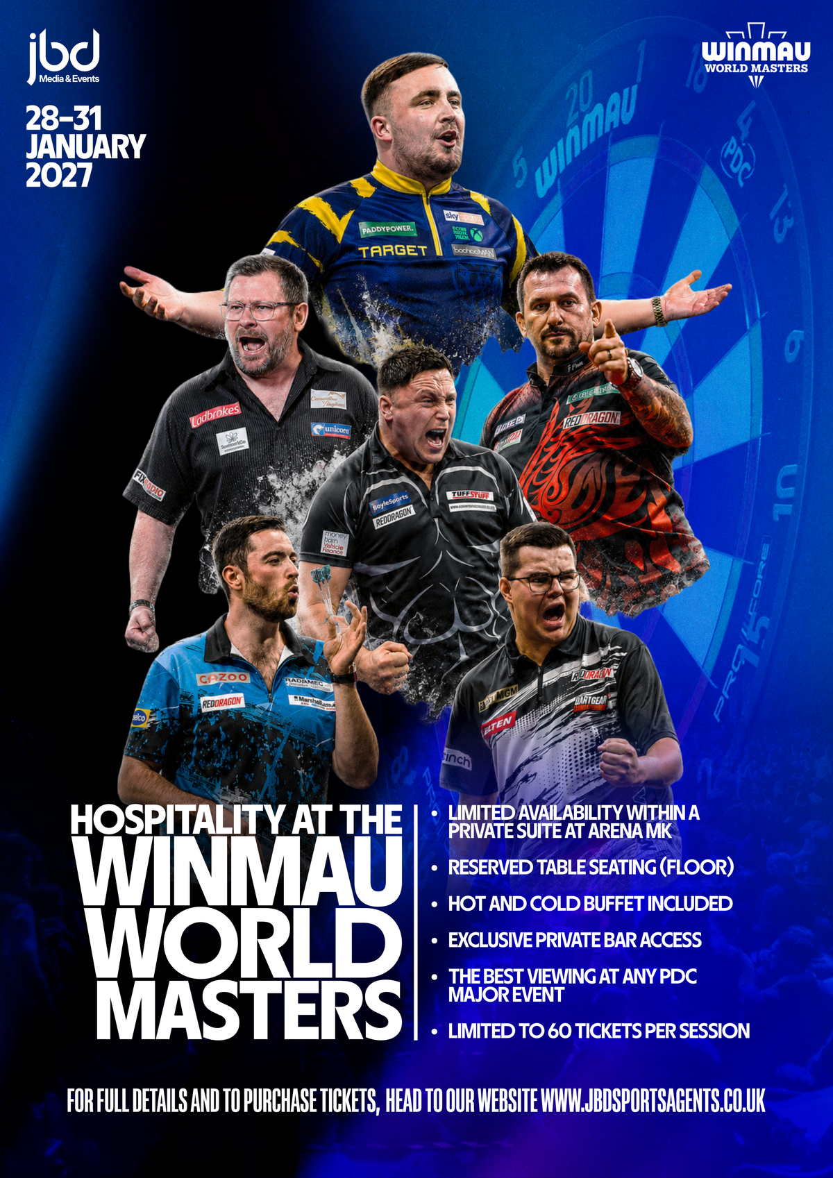 Hospitality at the Winmau World Masters 2027